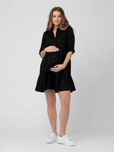 Imetysmekko Adel button dress Black