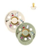 Tutti 2-pack Moomin Friends Ivory pyöreä/luonnonk