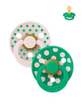 Tutti 2-pack Colour Polka Petal pyöreä/luon.