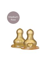 Tuttipullon tuttiosa Medium flow 2kk 2-pack luonn.