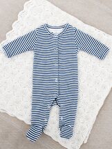 Potkupuku raidallinen Navy / Offwhite