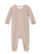 Potkupuku raidallinen Almond / Offwhite